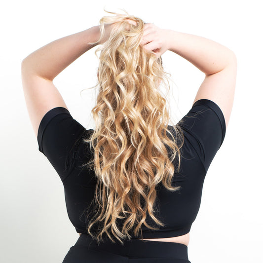 Baxter Knotted V-Neck Top Black