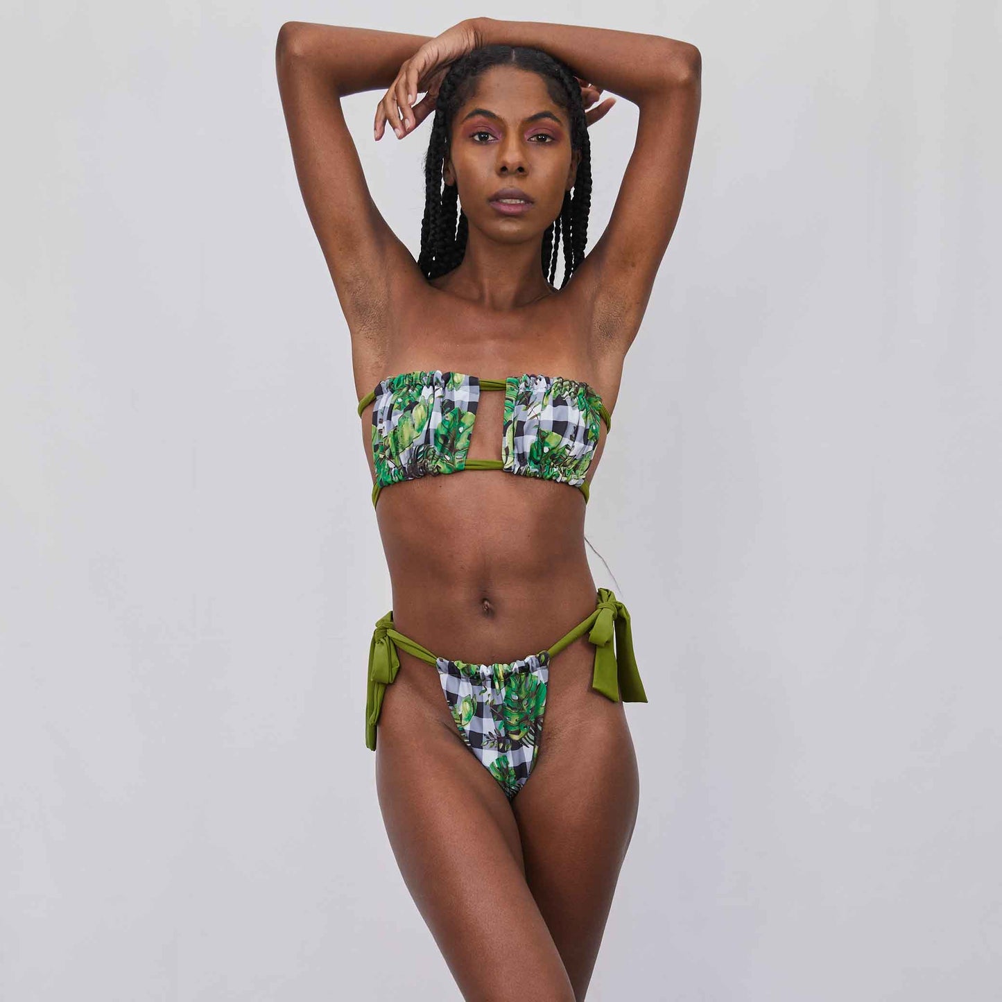 Esme Reversible Bottom Green/Gingham